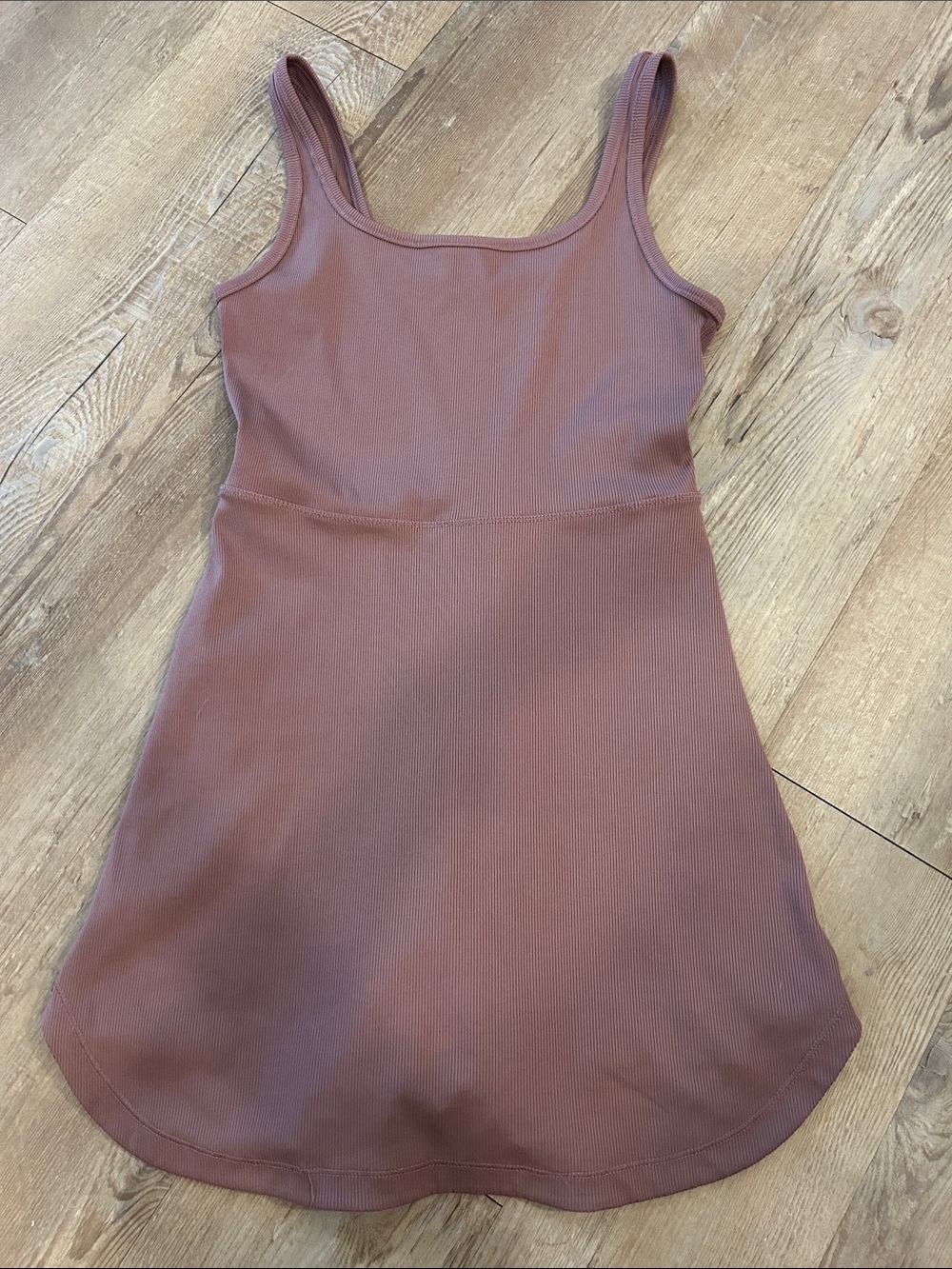 Nike NWOT Ribbed Scoop Neck Tank Dress - Mauve